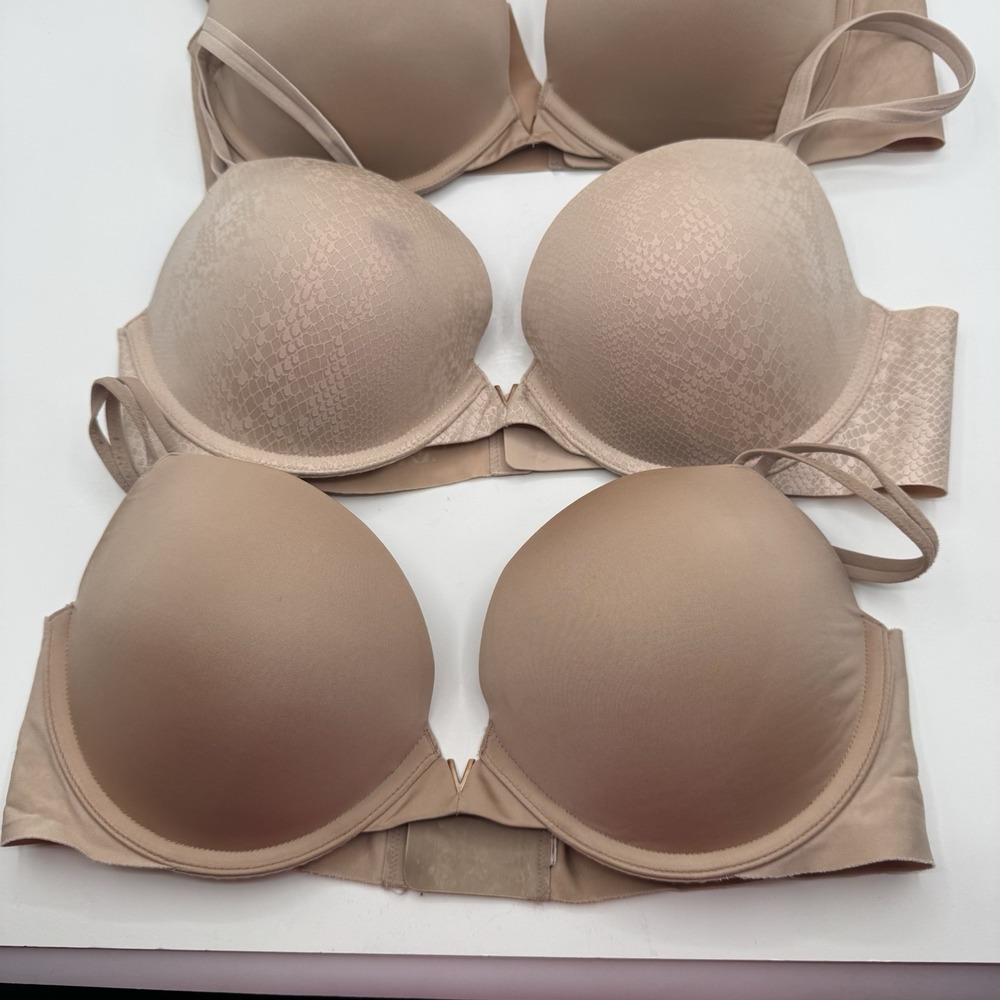 Victoria's Secret Sexy Illusions Push Up BRA 36C Nude Oil Snake & Solid 387004 - Picture 4 of 11